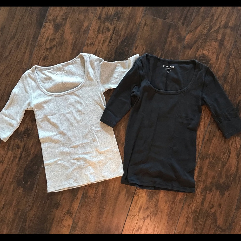 Everlane Pima Micro-Rib Tees